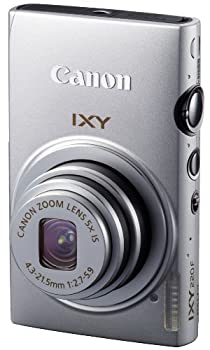 【中古品】Canon デジタルカメラ IXY 220F シルバー 光学5倍ズーム 広角24mm IXY220F((中古品)