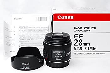 Canon 単焦点レンズ EF28mm F2.8 IS USM フルサイズ対応(中古品)