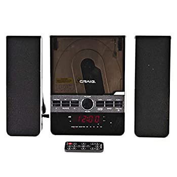 【中古品】Craig Vertical CD Shelf System with AM/FM Stereo Radio and Dual Alarm (中古品)