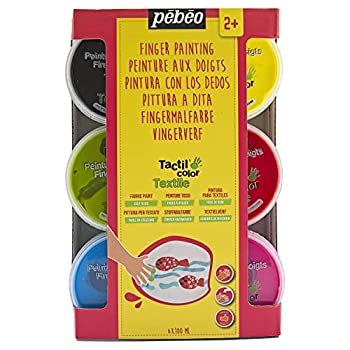【中古品】ぺべオ フィンガーペイント布用100MLx6スタンダード色(中古品)の通販は 6,709円