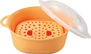 【中古品】レンジdeヌードル オレンジ(中古品)/ホーム＆キッチン 電子レンジ調理用品/川崎合成樹脂/