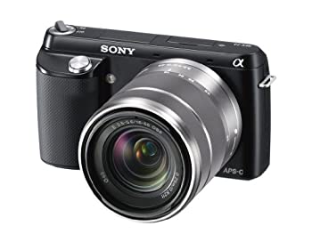 SONY ソニー デジタル一眼カメラ「NEX-F3」レンズキット(ブラック) NEX-F3 (中古品)の通販は