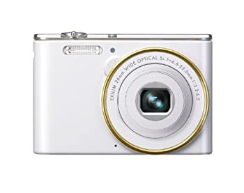 【中古品】CASIO EXILIM デジタルカメラ 1610万画素 広角26mm ホワイト EX-JE10WE(中古品)
