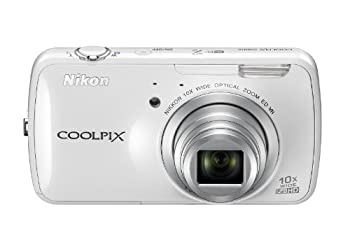 【中古品】Nikon デジタルカメラ COOLPIX S800c Android搭載 光学10倍ズーム ホワイト(中古品)