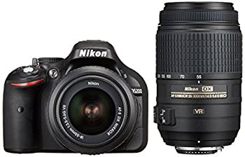 【中古品】Nikon デジタル一眼レフカメラ D5200 ダブルズームキット AF-S DX NIKKOR 1(中古品)