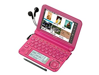 【中古品】シャープ カラー電子辞書Brain 高校生モデル ビビットピンク PW-G5300-P(中古品)の通販は 4,805円