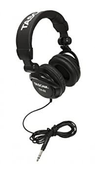 【中古品】TASCAM(タスカム) TH-02 密閉型ステレオモニターヘッドホン ブラック 折り (中古品)の通販は 5,340円