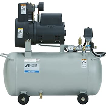 【中古品】アネスト岩田 オイルフリーコンプレッサ 0.75KW 単相100V 50Hz OFP-07CBC5(中古品)の通販は