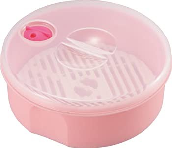 【中古品】川崎合成樹脂 レンジパル ラウンド M ピンク MW-011(中古品)/ホーム＆キッチン 電子レンジ調理用品/川崎合成樹脂/