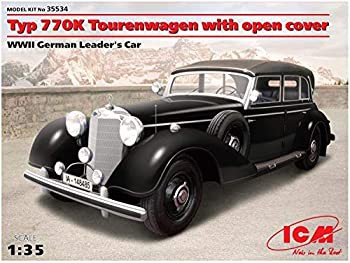 【中古品】ICM 1/35 ドイツ軍 グロッサー 770K高官用乗用車 幌付タイプ プラモデル 35(中古品)の通販は