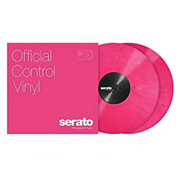 【未使用 中古品】Serato Performance Series Control Vinyl Pink 2LP Scratch Live用コント (中古品)