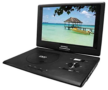【未使用 中古品】Portable DVD Player with 13.3-Inch Swivel Screen and Built-in Recharge(中古品)
