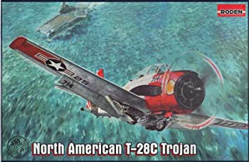 【中古品】ローデン 1/48 ノースアメリカン T-28Cトロージャン 米海軍艦上練習機【451(中古品)