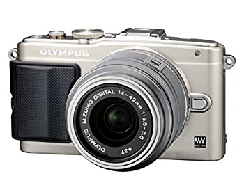 OLYMPUS ミラーレス一眼 PEN Lite E-PL6 レンズキット シルバー E-PL6 LKIT(中古品)