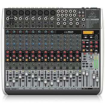 【未使用 中古品】Behringer XENYX QX222USB プレミアム 22入力 2/2バスミキサー XENYX マイ (中古品)