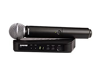 【中古品】SHURE ワイヤレスマイク BLX ハンドヘルド型 ワイヤレスシステム SM58 ハン(中古品)