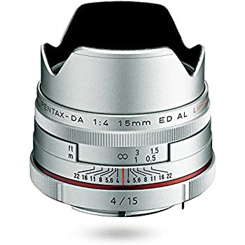 【未使用 中古品】HD PENTAX-DA 15mmF4ED AL Limited シルバー 超広角単焦点レンズ 21480(中古品)