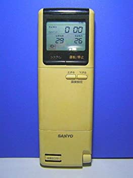 三洋電機 サンヨー エアコンリモコン RCS-250VR(W)(中古品)