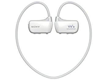 【未使用 中古品】SONY ウォークマン Wシリーズ 8GB ヘッドホン一体型 防水タイプ ホワイト N(中古品)