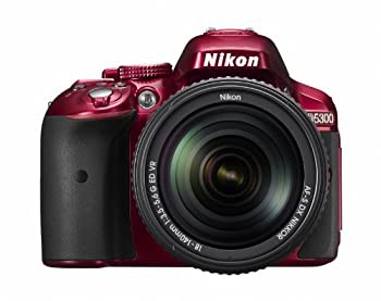 【中古品】Nikon デジタル一眼レフカメラ D5300 18-140VR レンズキット レッド D5300L(中古品)の通販は 64,793円