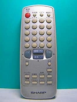 シャープ テレビリモコン GA116SA 蓋無(中古品)の通販は 10,325円