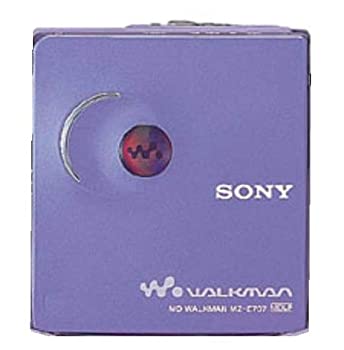 【中古品】SONY　ソニー　MZ-E707　パープル　ポータブルMDプレーヤー　MDLP対応　（M(中古品)