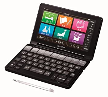 シャープ カラー電子辞書 音声対応/タイプライターキー配列(未使用 未開封の中古品)