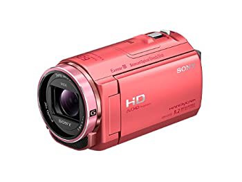 ソニー SONY ビデオカメラ Handycam CX535 内蔵メモリ32GB ピンク HDR-CX53(中古品)
