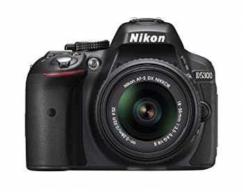 Nikon デジタル一眼レフカメラ D5300 18-55mm VR II レンズキット ブラック(中古品)