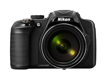 Nikon デジタルカメラ P600 光学60倍 1600万画素 ブラック P600BK(中古品)