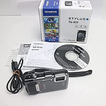 【中古品】OLYMPUS デジタルカメラ STYLUS TG-835 Tough シルバー 防水性能10m GPS機 (中古品)