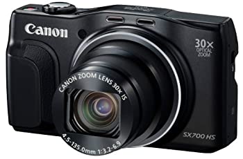 Canon デジタルカメラ Power Shot SX700 HS ブラック 光学30倍ズーム PSSX7(中古品)の通販は