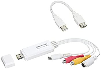 【未使用 中古品】AVerMedia USBゲームキャプチャー AVT-C039 パソコンでTVゲームを楽しめる (中古品)