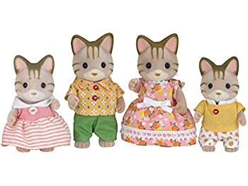 【未使用 中古品】シルバニアファミリー 人形 シマネコファミリー(中古品)の通販は