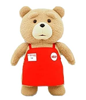 【中古品】tedテッド　おれのBIGモフモフエプロンぬいぐるみ　 特大48cm(中古品)の通販は 5,199円