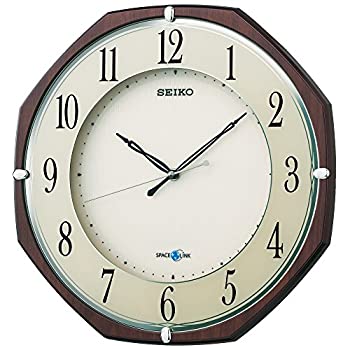 【未使用 中古品】セイコークロック 掛け時計 衛星 電波 アナログ SPACE LINK スペースリンク(中古品)の通販は 31,231円