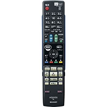 【中古品】シャープ　BDレコーダー　純正リモコン G(0046380245)(中古品)
