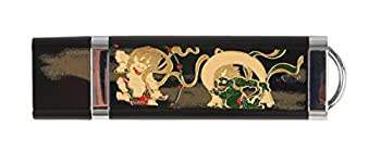 【中古品】まえじゅう漆器 漆芸USBメモリー 4GB 風神雷神 7L-923(中古品)の通販は