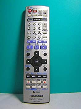 パナソニック VHS DVDリモコン EUR7720X80(中古品)