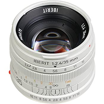 【未使用 中古品】KIPON 単焦点レンズ IBERIT (イベリット) 35mm f / 2.4レンズfor Sony Eマ (中古品)