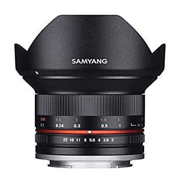 【中古品】SAMYANG 単焦点広角レンズ 12mm F2.0 ブラック マイクロフォーサーズ用 APS(中古品)