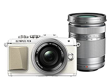 買付注文 OLYMPUS PEN E-PL7 EZダブルズームキット ホワイト ミラー