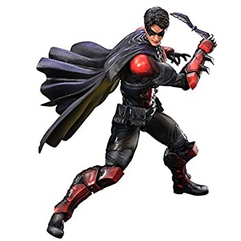 【未使用 中古品】BATMAN:ARKHAM ORIGINS PLAY ARTS改 ロビン(PVC塗装済みアクションフィギュ(中古品)