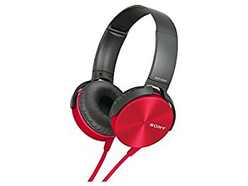 【中古品】ソニー SONY ヘッドホン MDR-XB450 : 密閉型 折りたたみ式 レッド MDR-XB45(中古品)の通販は