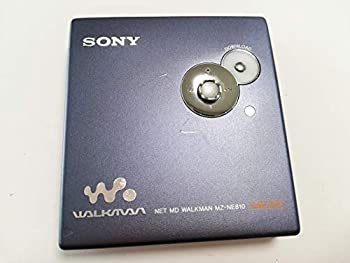 【中古品】SONY　ソニー　MZ-NE810-L ブルー　Net MD対応ポータブルMDウォークマン　M(中古品)