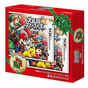 【未使用 中古品】『大乱闘スマッシュブラザーズ for ニンテンドー3DS』2本入りギフトパック(中古品)