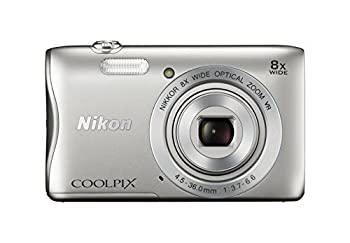 【中古品】Nikon デジタルカメラ COOLPIX S3700 シルバー 光学8倍ズーム 2005万画素 S(中古品)