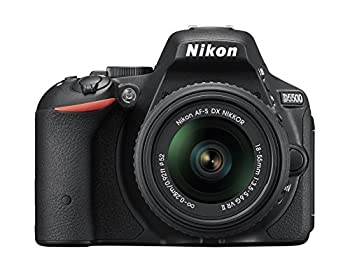 Nikon デジタル一眼レフカメラ D5500 18-55 VRII レンズキット ブラック 24(中古品)