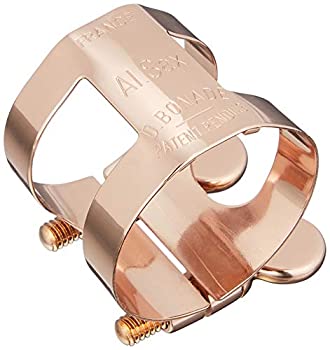 【中古品】ボナード アルトサクソフォン リガチャー 逆締め ピンクゴールドプレート仕(中古品)の通販は