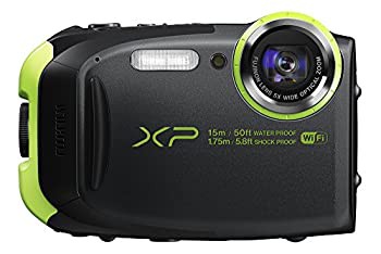 【中古品】FUJIFILM コンパクトデジタルカメラ XP80 防水 ブラック XP80GB(中古品)